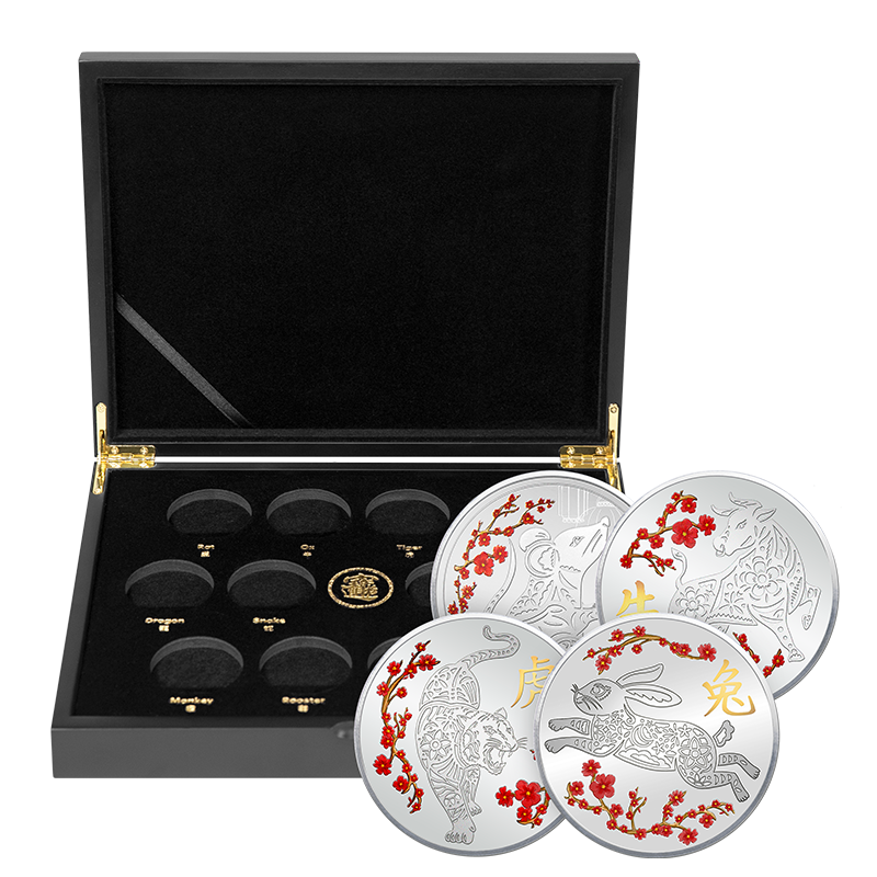 Image for 4 oz. TD Lunar New Year Silver Bundle (2022) from TD Precious Metals